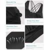 image:imageOYANUS Sports Bras for Women Sexy Crisscross Back Padded Strappy Workout Bras Medium Support Yoga Bra with Removable CupsZ01black