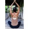 image:imageOYANUS Sports Bras for Women Sexy Crisscross Back Padded Strappy Workout Bras Medium Support Yoga Bra with Removable CupsZ01white