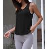 image:imageOYANUS Womens Summer Workout Tops Sexy Backless Yoga Shirts Open Back Activewear Running Sports Gym Tank TopsBlack