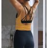 image:imageOYANUS Womens Summer Workout Tops Sexy Backless Yoga Shirts Open Back Activewear Running Sports Gym Tank TopsGinger