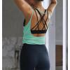 image:imageOYANUS Womens Summer Workout Tops Sexy Backless Yoga Shirts Open Back Activewear Running Sports Gym Tank TopsMintgreen
