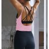 image:imageOYANUS Womens Summer Workout Tops Sexy Backless Yoga Shirts Open Back Activewear Running Sports Gym Tank TopsPink